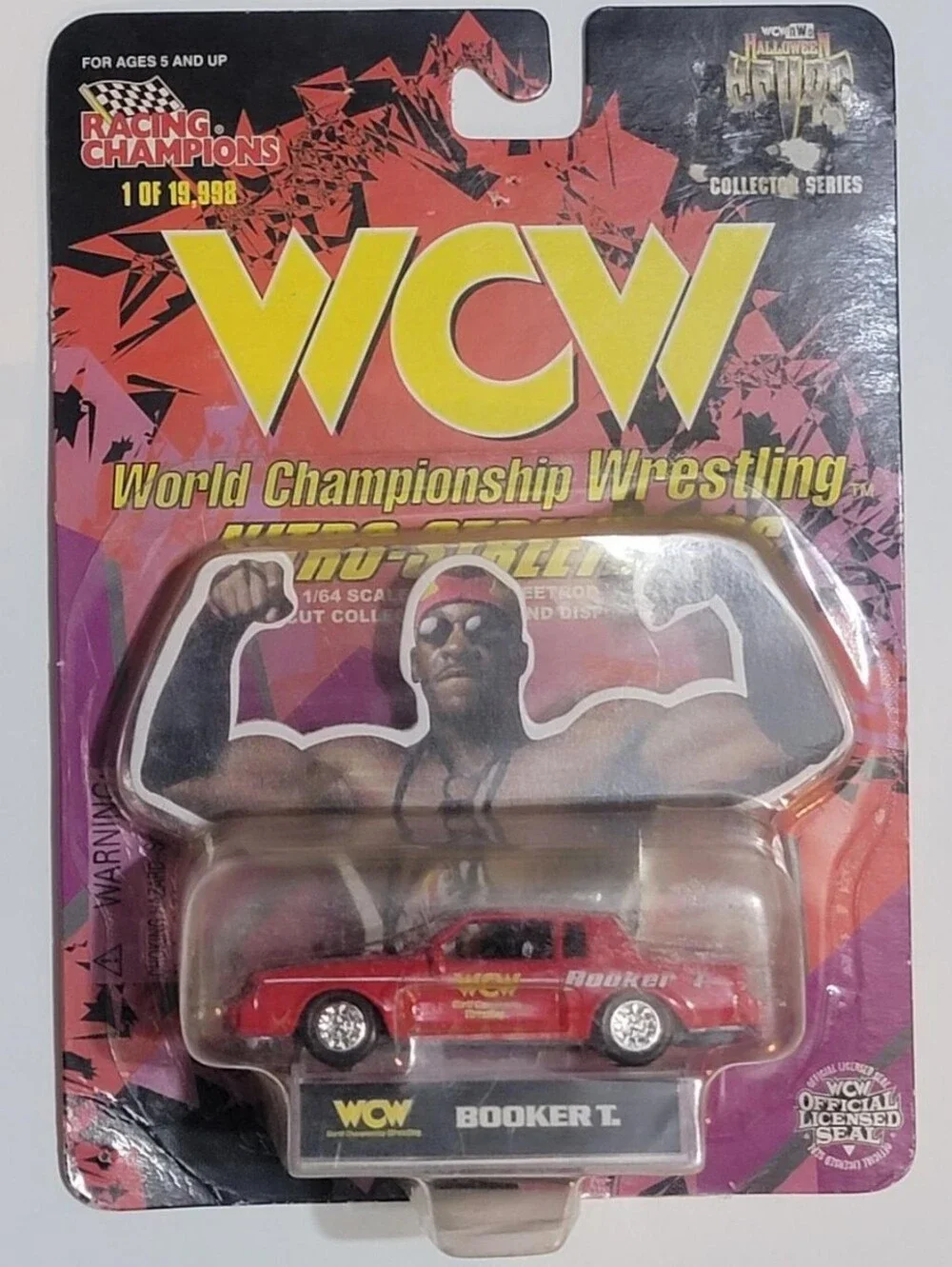 Booker T. WCW Nitro-Street Rods Die Cast Car by Racing Champions 1998